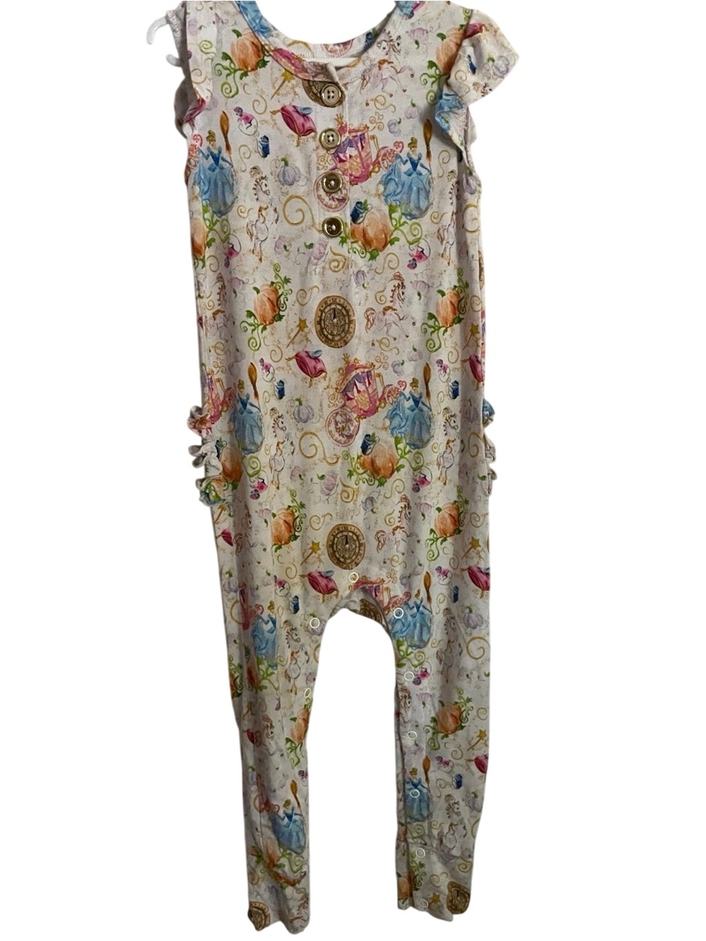 Size 2 Little Snuggles Bamboo Princess Romper